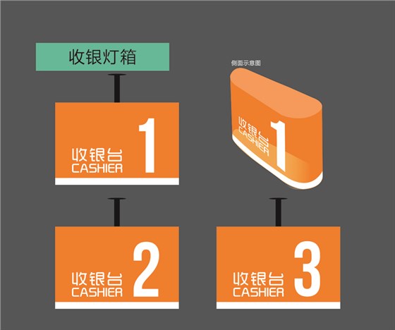 收银灯箱-2